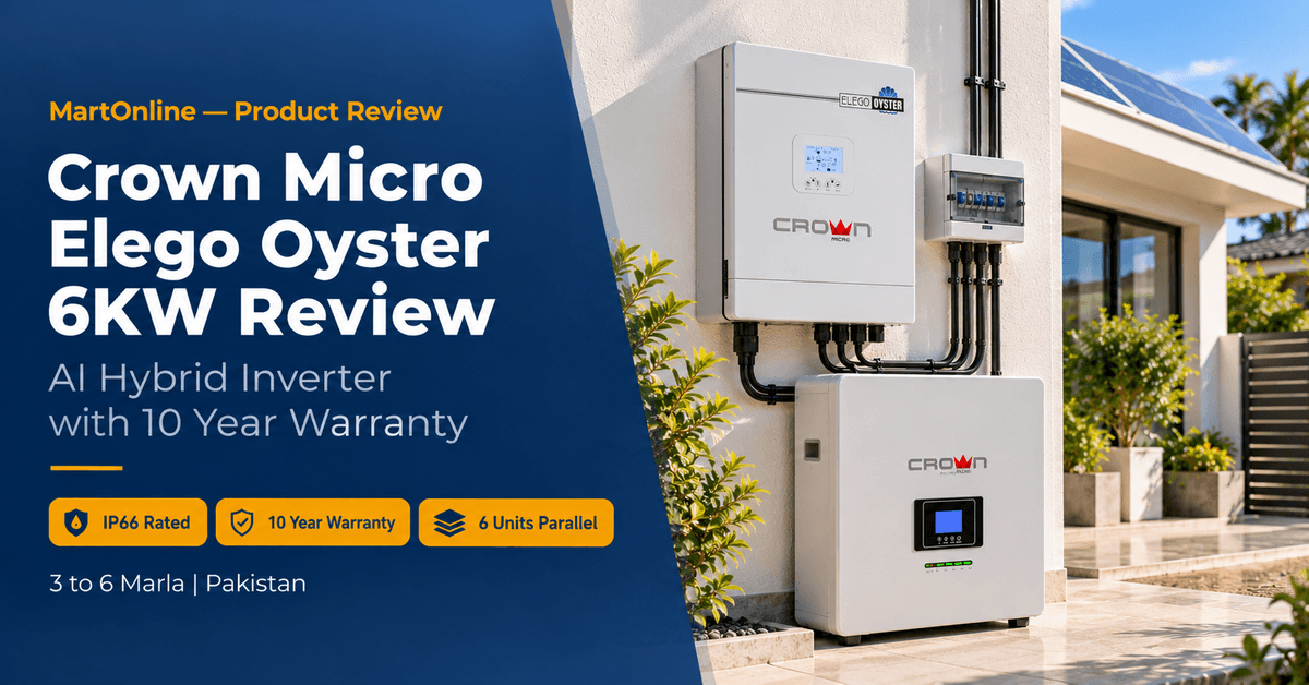 Crown Micro Elego Oyster 6KW Hybrid Inverter