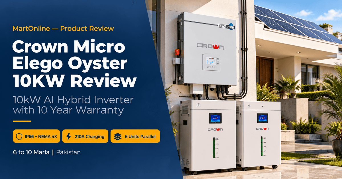 Crown Micro Elego Oyster 10KW Hybrid Inverter