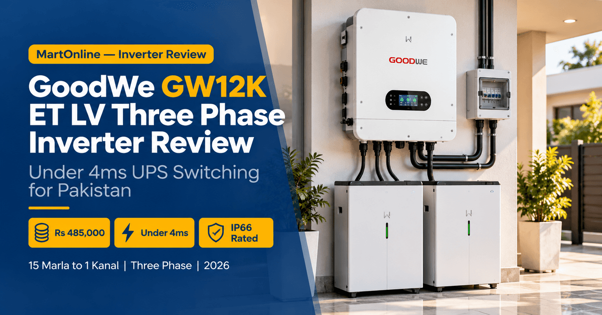 GoodWe GW12K ET LV Three Phase Inverter Review