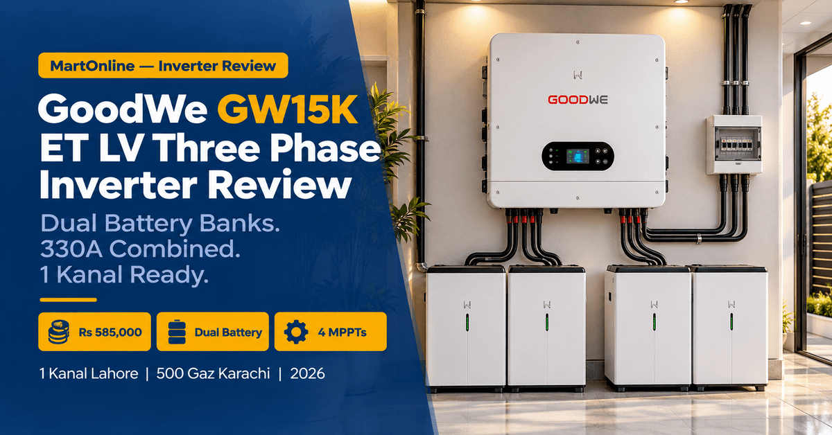 GoodWe GW15K ET LV Dual Battery Three Phase Inverter Review