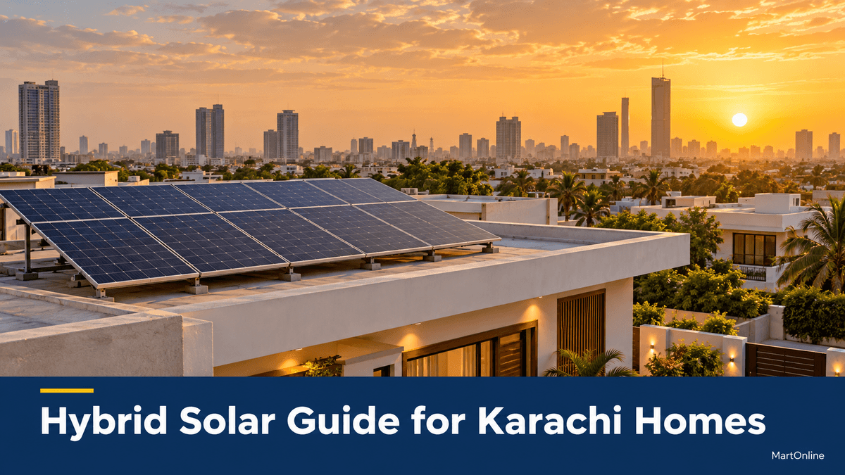 Hybrid solar system for Karachi homes