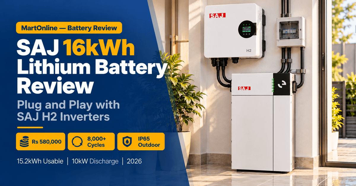 SAJ 16kWh Lithium Battery Review