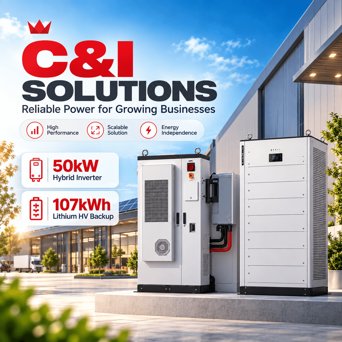 Crown Micro C&I 107kWh Commercial Energy Storage System