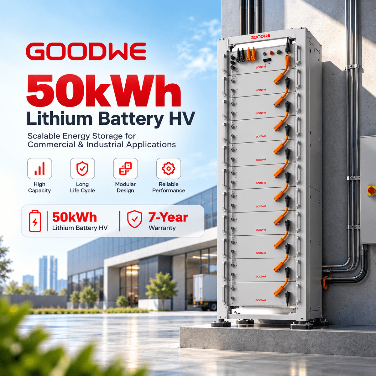 GoodWe BAT-S 51kWh High Voltage Commercial Battery